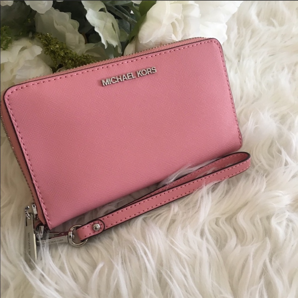 Final sale ✨Michael Kors jet set phone holder wallet wristlet - Picture 11 of 16